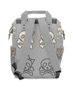 Skull & Crossbones Multifunctional Diaper Backpack