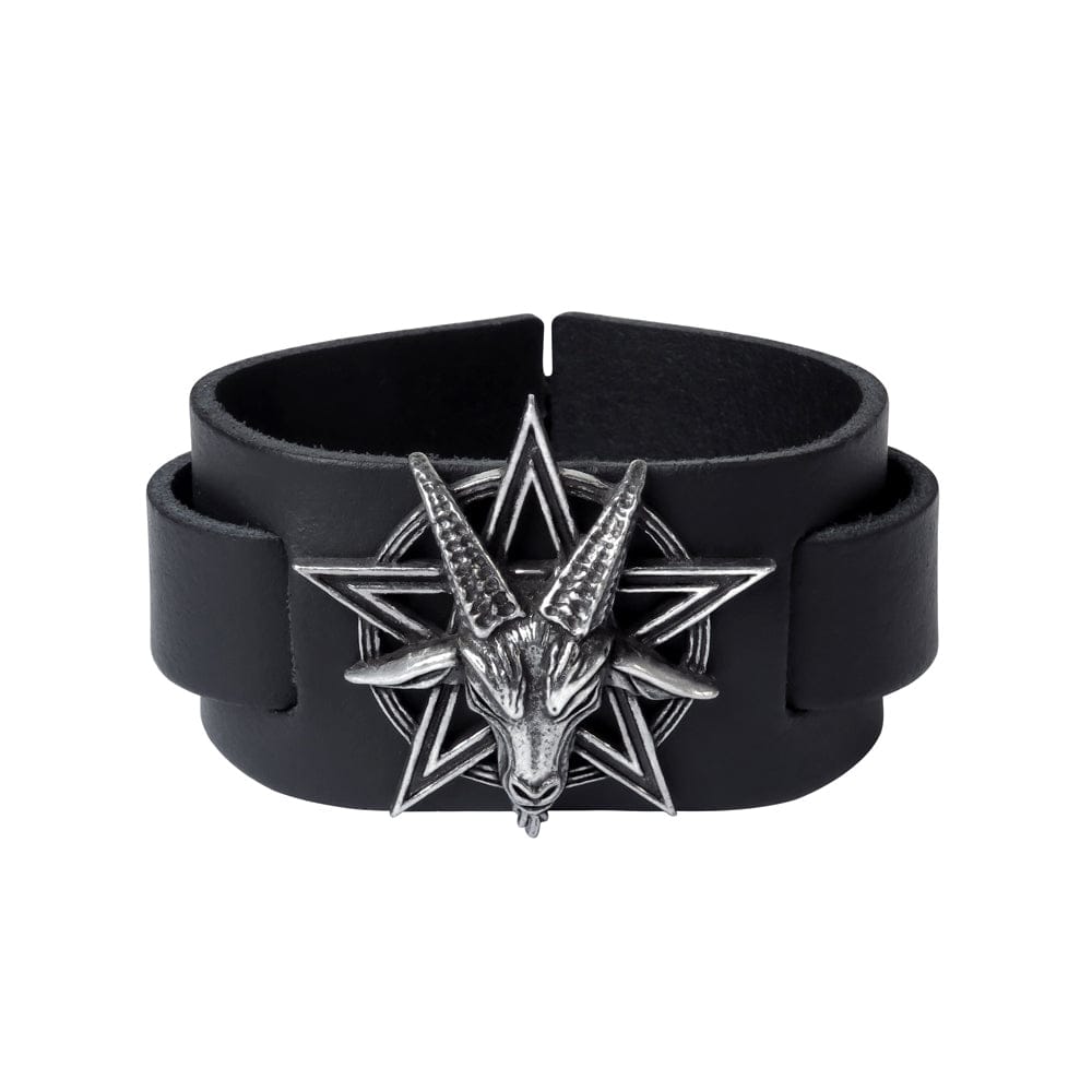 Occultist’s Pentagram Star Goat Baphomet Bracelet