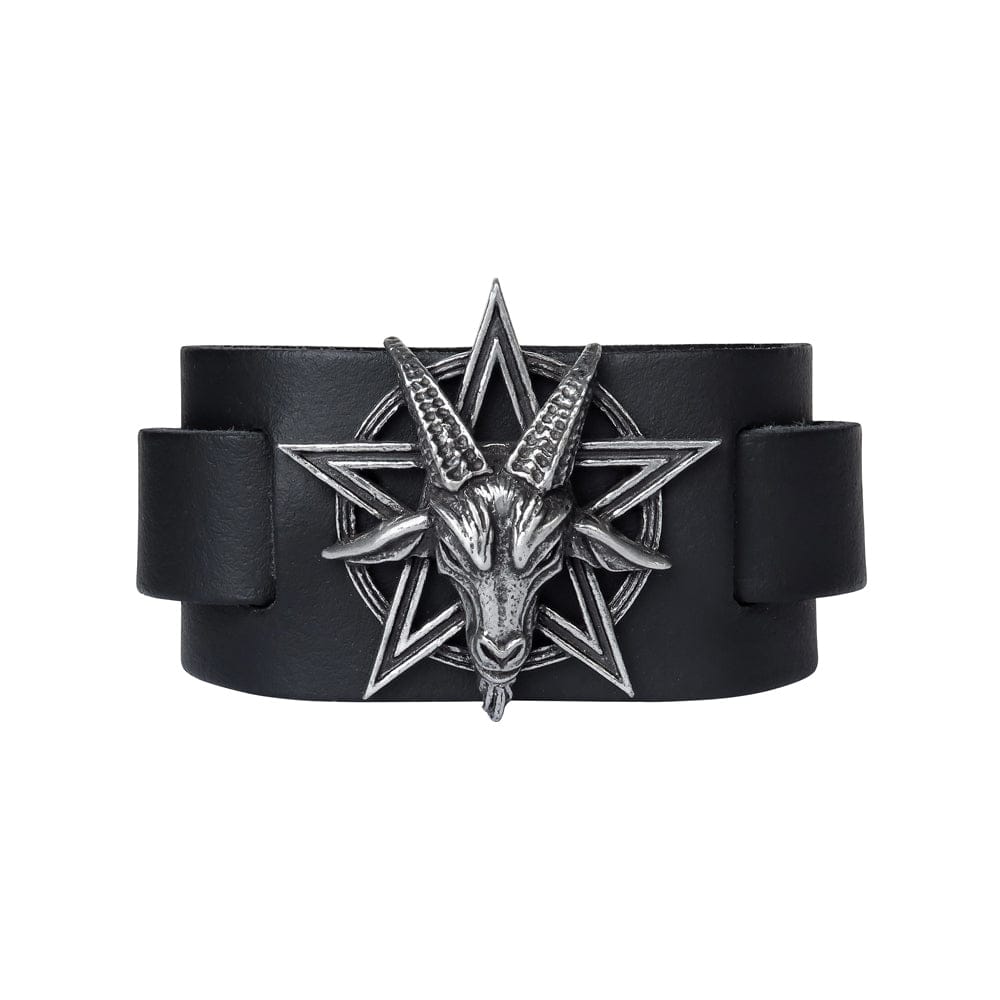 Occultist’s Pentagram Star Goat Baphomet Bracelet