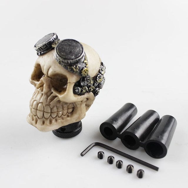 Skull Head Resin Manual Transmission Gear Shift Knob