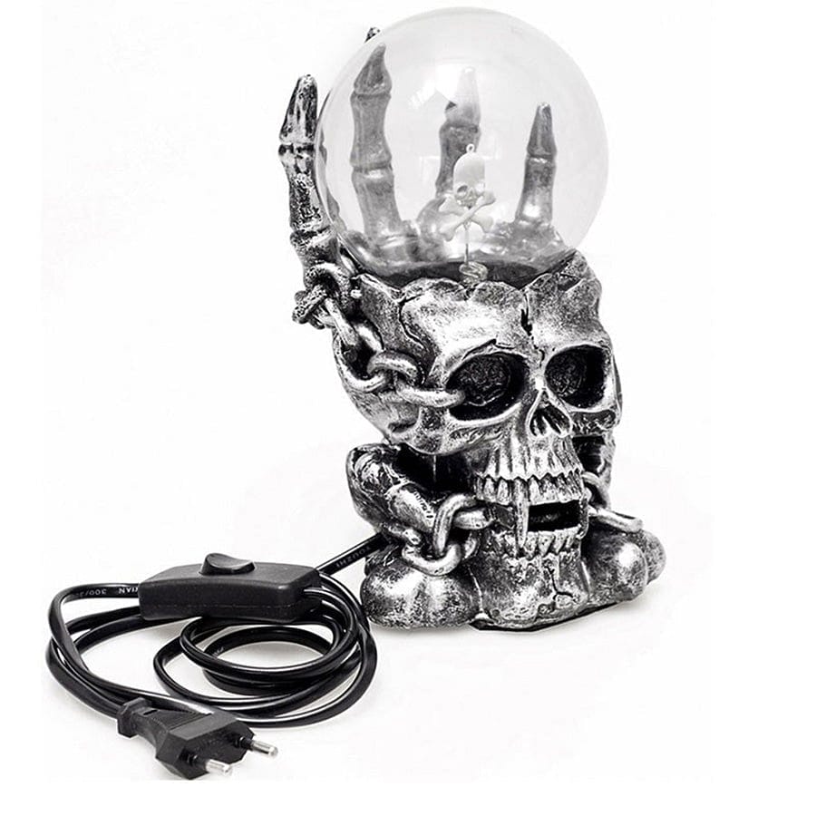 Skull Head Magic Glass Ball Novelty Table lamp