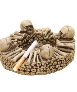 Skull Portable Resin Indoor Outdoor Cigarette Ashtray