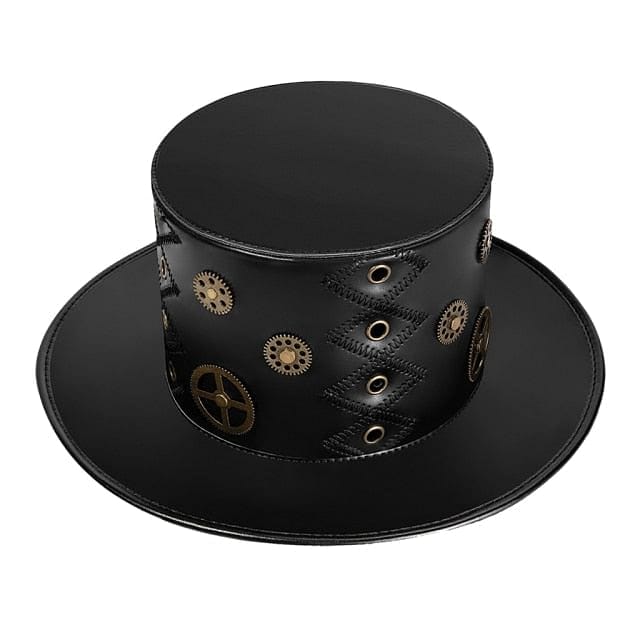 Gothic Time Pieces Tall Unisex Steampunk Top Hat