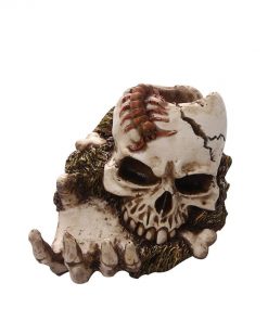 Skull Smoker Hand Ashtray Figurine Home Decor