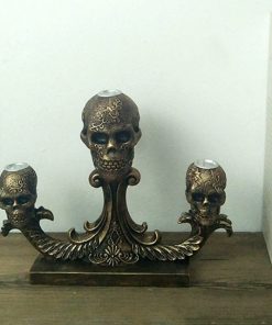 Skull Resin Retro Creative Candle Holders For Home, Living Room Or office