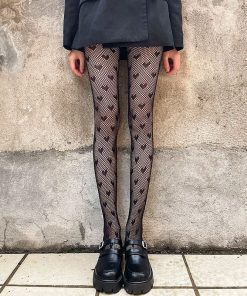 Gothic Lolita Fishnet Stockings For Women