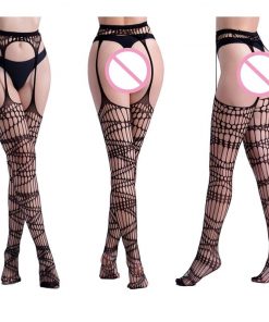 Women’s E-girl Hollow Out Pantyhose Stockings