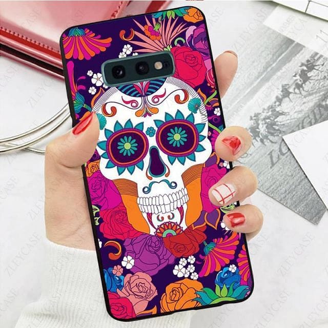 Mexican Colorful Skull Phone Cover For Samsung Galaxy