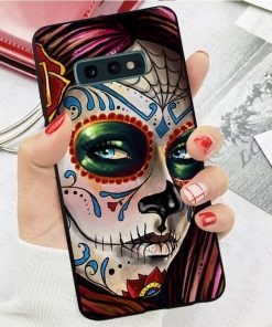 Mexican Skull Girl tattooed Phone Cover For Samsung Galaxy