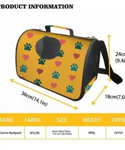 Gray Skull Shoulder Bag Portable Travel Cat or Dog Carrier