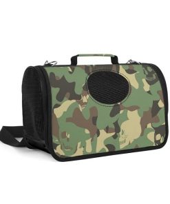 Camo Skull Shoulder Bag Portable Travel Cat or Dog Carrier