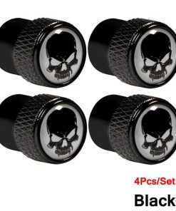 4Pcs/Set Skull Universal Car Wheel Tire Valve Stem Caps