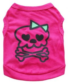 Skull Breathable Cute Top For Your Small Dog or Cat