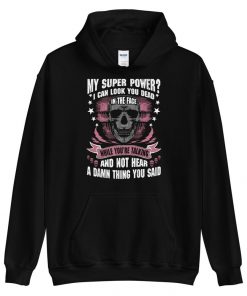 My Super Power – Skull Hoodie – up to 5XL