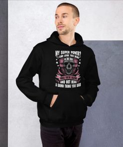 My Super Power – Skull Hoodie – up to 5XL