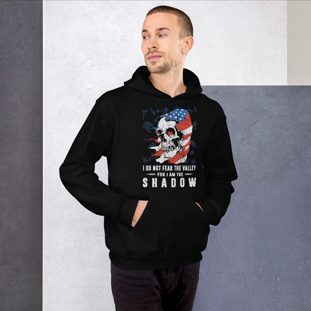 I Do Not Fear The Valley – Skull Hoodie – up to 5XL
