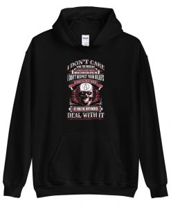 I Don’t Care Who You Worship – Skull Hoodie – up to 5XL