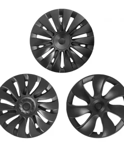 4PCS for TESLA Model Y Vehicle Full Coverage Blade Wheel Cover Cap 19 Inches Hubcaps  Automobile Replacement Accessories 2023