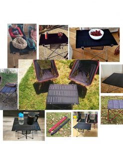 Outdoor Foldable Table Camping Table Desk Beach Hiking Climbing Fishing Picnic Folding Table Camping Supplies