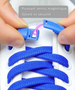 Magnetic Lock Shoelaces without ties Colorful Elastic Laces Sneakers No Tie Shoe laces