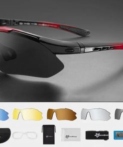 Polarized Sports Men Sunglasses Road Cycling Glasses Mountain Bike Bicycle Riding Protection Goggles Eyewear 5 Lens